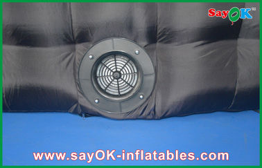 Tenda Pesta Inflatable Pesta PVC Round Inflatable Photo Booth Enclosure, Tanpa Lampu Led