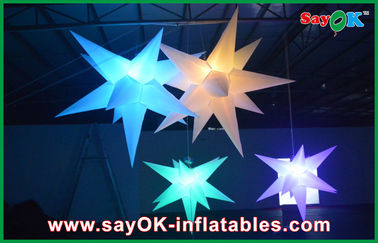 Pernikahan Gantung Inflatable Pencahayaan Dekorasi Inflatable Led Bintang