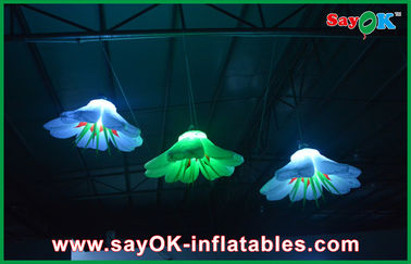 Big Pencahayaan Inflatable Flower Rental Indah Untuk Dekorasi Ceiling
