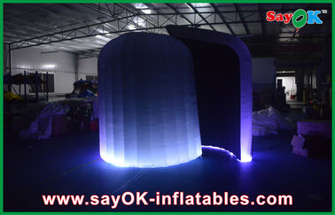 Inflatable Photo Booth Enclosure Pencahayaan Disesuaikan Round Inflatable Photo Booth 3ml X 2mw X 2.3mh