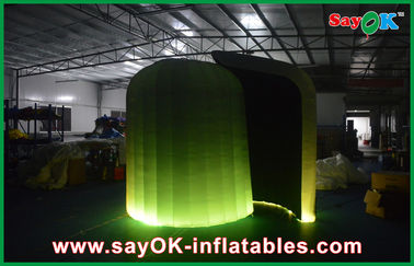 Inflatable Photo Booth Enclosure Pencahayaan Disesuaikan Round Inflatable Photo Booth 3ml X 2mw X 2.3mh