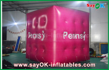 Luar ruangan Inflatable Balon mengambang Helium Cube dengan PVC Material