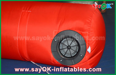 Garis Finish Tiup 4 X 3m Merah 210D Oxford Inflatable Finish Arch Safety UL / CE Blower Untuk Balap