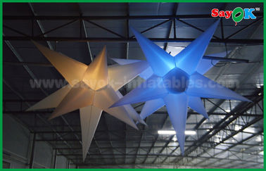 Natal Hanging Dekorasi Inflatable Led Star Light Untuk Ceiling Decorative