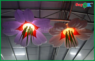 Panggung Pernikahan Inflatable Pencahayaan Dekorasi Pernikahan Led Bunga Tiup