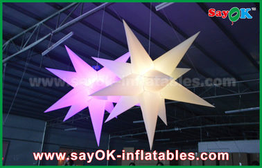 Nilon iklan LED bintang balon dekorasi tiup kolam dengan CE / UL Blower