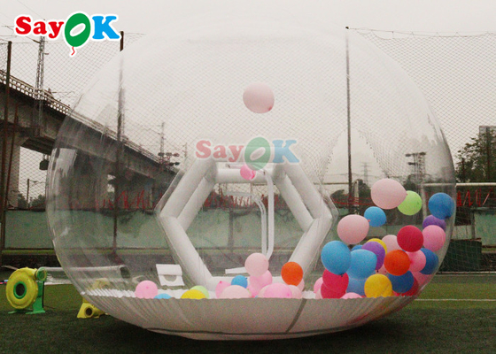 Inflatable Balon Gelembung Tenda Kubah Gelembung Transparan Keluarga Pesta Pernikahan Gelembung Ruang Yang Jelas untuk Berkemah