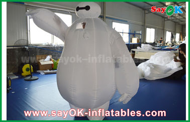 Iklan Baymax Maskot Kostum Baymax Inflatable / Robot Baymax For Kids Taman Hiburan