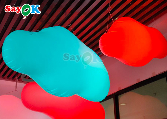 Pvc Inflatable Cloud Balloon Berwarna Untuk Dekorasi Pesta Pernikahan