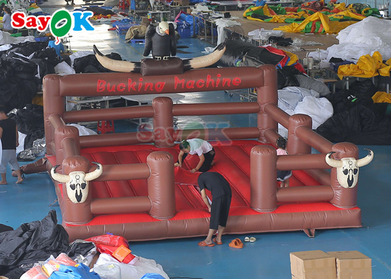 Rodeo Raksasa Mechanical Bull Inflatable Bullfighting Machine Promosi