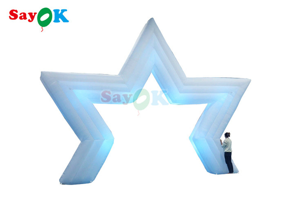 Arca Bintang Led Raksasa Led Lampu Arca Bintang Inflatable Untuk Pesta Periklanan Luar Ruang