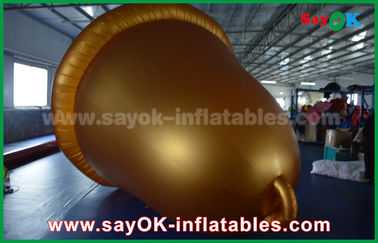 Jadi Keren Disesuaikan PVC Kualitas Tinggi Helium Bells Inflatable Model Untuk Iklan