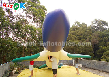 ROHS Produk Inflatable Kustom, 10 Meter PVC Inflatable Model Pesawat Untuk Tampilan Pameran