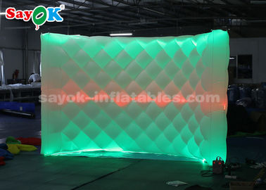 Inflatable Photo Studio Menarik Inflatable LED Photo Booth Backdrop Wall Dengan Remote Control