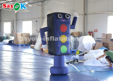 Blow Up Karakter Kartun Promosi Karakter Kartun Inflatable 2m Traffic Light Model CE