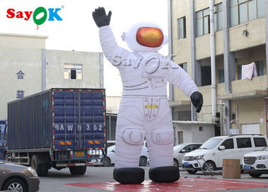 Blow Up Karakter Kartun Kain Oxford 10m Inflatable Astronaut Karakter Kartun Dengan Air Blower