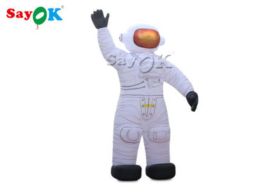 Blow Up Karakter Kartun Kain Oxford 10m Inflatable Astronaut Karakter Kartun Dengan Air Blower