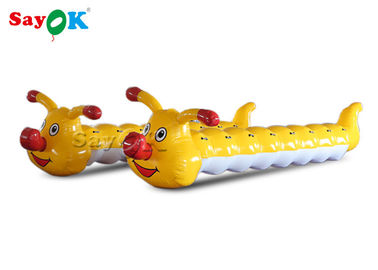 Balon Hewan Inflatable 6m Lucu Dekorasi Karnaval Caterpillar Inflatable Untuk Game Team Building