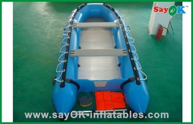 3 Orang Deep-V Fiberglass PVC Inflatable Boats Untuk Summer Fun Water